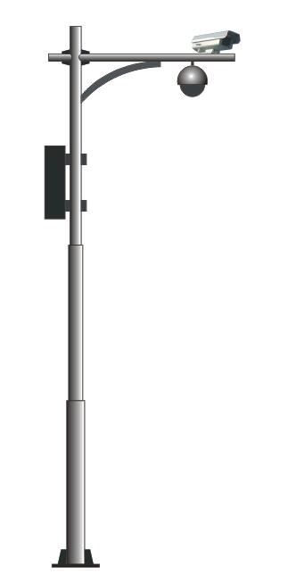 CCTV Camera Pole / Surveillance Camera Pole